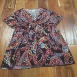 Women's Andrew and Charles Multi-colored Blouse Size S